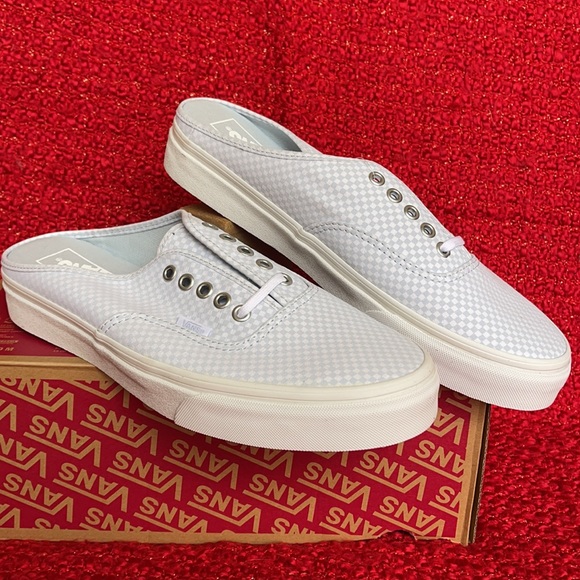 Vans Authentic Mule Pastel Checkerboard MENS - Picture 5 of 16